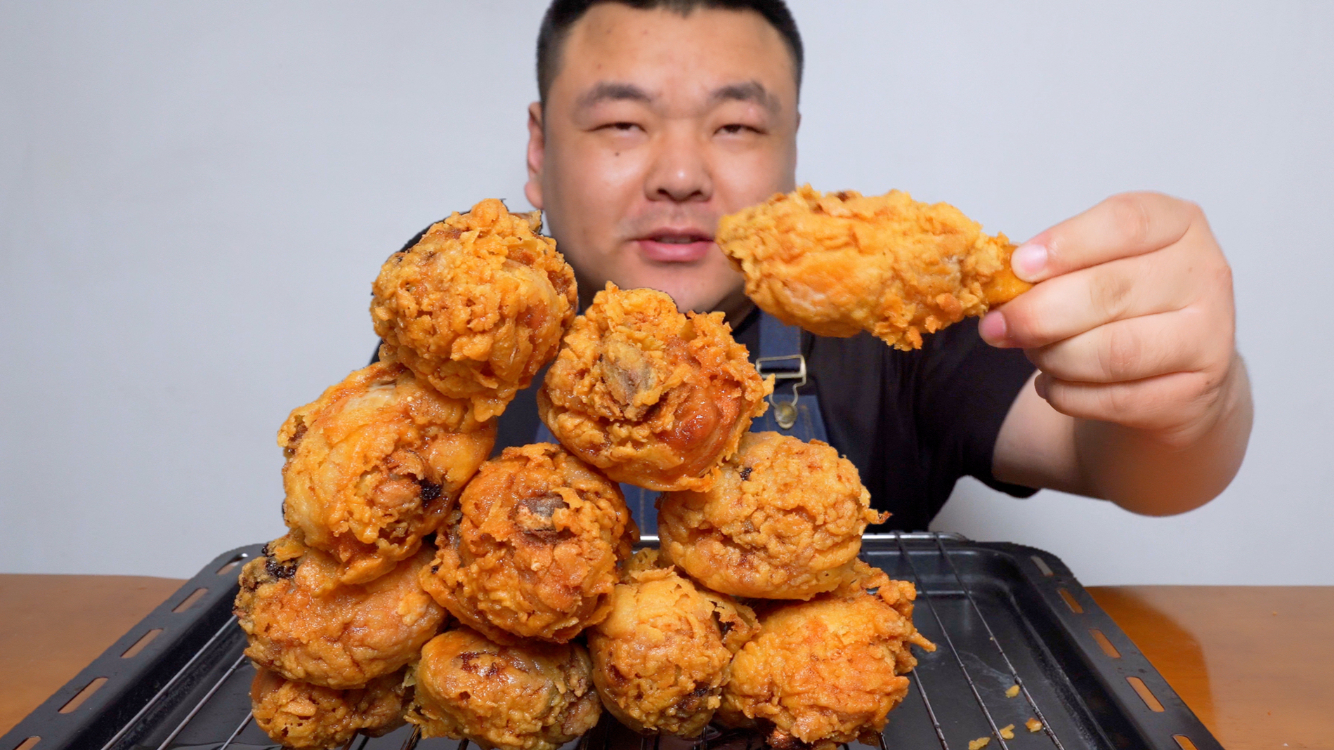 这个炸鸡我给100分!哎!要是肯德基有卖就完美了